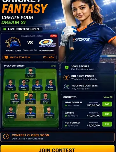 Hero11 (hero11 app) fantasy cricket & matchday visual 3